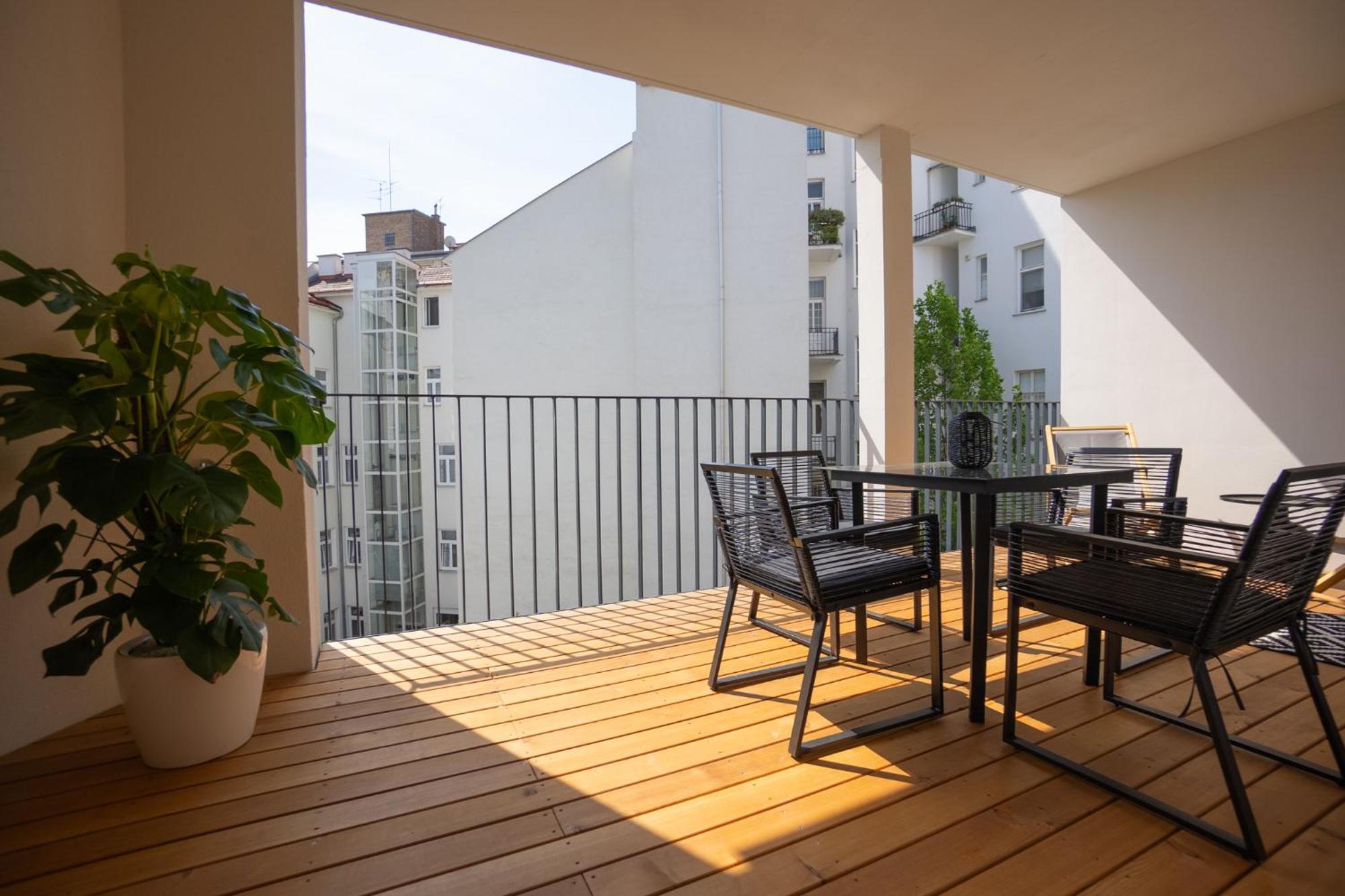 Bright Stylish Apartment With A Huge Terrace In A Top Location 维也纳 外观 照片